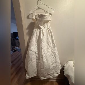 Club L London White Midi Wedding Dress